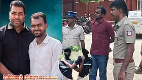 "ஆண்களுக்கு பாதுகாப்பு கொடுக்க மாட்டீங்களா..?" - சிங்கப்பெண் போலீசிடம் ரகளை செய்த தவெக வக்கீல்! டூவீலரில் ஏறி அட்டகாசம்?