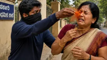 ಶಿಕ್ಷಕಿ ಕಣ್ಣಿಗೆ ಖಾರದ ಪುಡಿ ಎರಚಿ ಚಿನ್ನದ ಸರ ಕಸಿದು ಕಳ್ಳರು ಪರಾರಿ