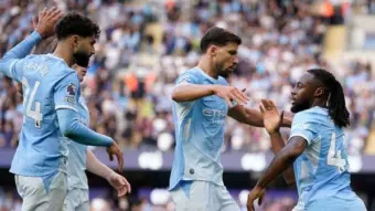 Manchester City 5-3 Sunderland: Antoine Semenyo brace and Erling Haaland goal sink Brian Brobbey hat-trick