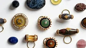 Individual craft components brought together for the collection.