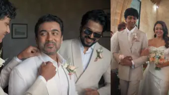 മക്കളെ സാക്ഷിയാക്കി വീണ്ടും വിവാഹിതരായി സൂര്യയും ജ്യോതികയും; ക്രിസ്ത്യൻ രീതിയില്‍ വിവാഹപ്രതിജ്ഞ പുതുക്കി