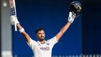 Devdutt Padikkal stands tall on tempestuous day