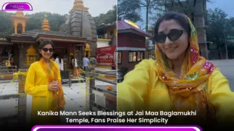 Kanika Mann Seeks Blessings at Jai Maa Baglamukhi Temple, Fans Praise Her Simplicity