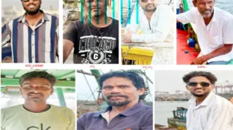 وشاکھاپٹنم کے سمندر میں ماہی گیروں کی کشتی خرابی کا شکار
