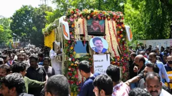 Tamil Nadu bids farewell to K Bhagyaraj, last rites conducted with full state honours