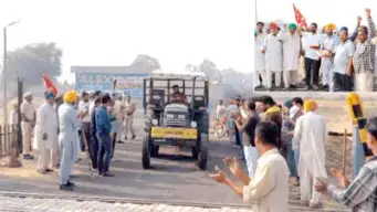 किसानों के संघर्ष के आगे झुका रेलवे विभाग, जाखल-तलवाड़ा रोड पर खुला अस्थायी फाटक
