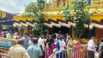 Hasanamba jatra: Thousands gather for darshan in Hassan