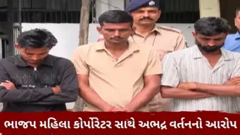 અમદાવાદમાં હોર્ન વગાડવા મુદ્દે બબાલ, ભાજપ મહિલા કોર્પોરેટર સાથે અભદ્ર વર્તન; ત્રણની ધરપકડ