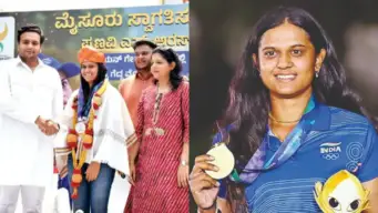 ಏಷ್ಯನ್‌ ಗೇಮ್ಸ್‌ ಚಿನ್ನದ ಪದಕ ವಿಜೇತೆ  ಪ್ರಣವಿ ಅರಸ್‌ಗೆ ಮೈಸೂರಲ್ಲಿ ಅದ್ಧೂರಿ ಸ್ವಾಗತ: ಗಾಲ್ಫ್‌ ಶ್ರೀಮಂತರ ಕ್ರೀಡೆ ಅನ್ನೋದು  ತಪ್ಪು ಎಂದ ಪ್ರಣವಿ!