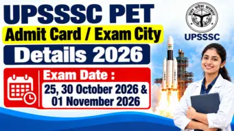 UPSSSC PET Admit Card 2026