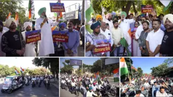 Balbir Singh Sidhu Leads Massive Anti-Drug Bike Rally in Mohali