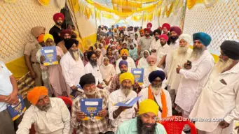 Harbhajan Singh ETO Distributes Ownership Cards to 197 Property Owners in Villages Kot Hayat and Suro Padda under 'Mera Ghar-Mera Maan' Scheme
