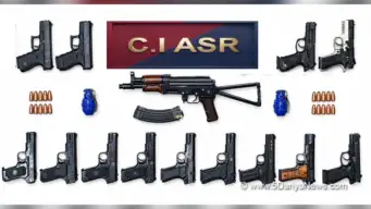 Father-Son Duo Among Five Held With Assault Rifle, 2 Hand Grenades And 13 Pistols In Amritsar