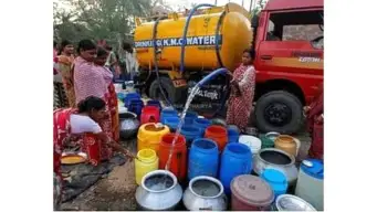 माण तालुक्यात पाण्याचे भीषण संकट; ३८ गावांना टँकरद्वारे पाणीपुरवठा