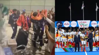Watch: Japanese men's hockey team welcomed with 'Bhangra' upon landing in India ahead of Asian Champions Trophy 2026