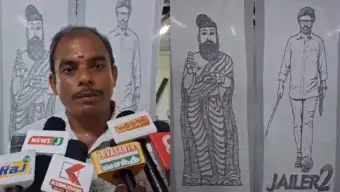 'ஜெயிலர் 2' ரிலீஸுக்கு முன் இப்படியொரு வெறித்தனமா?". விசைத்தறியில் ரஜினி உருவத்தை நெய்து கரூர் நெசவாளி செய்த அசத்தல் சாதனை..!