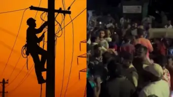 நடு ராத்திரியில் ரோட்டுக்கு வந்த சென்னை மக்கள்! தொடர் மின்வெட்டால் கொந்தளிப்பு!