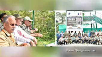 Bhupender Yadav and Suvendu Adhikari release 1st Tigress in Buxa Tiger Reserve under Tiger Reintroduction Programme