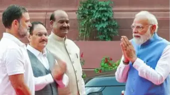 ವಿಶ್ವದ ಎದುರು ಭಾರತದ ಗರಿಮೆ ಕುಗ್ಗಿಸುತ್ತಿರುವ ಕಾಂಗ್ರೆಸ್ ಒಂದು ಪರಾವಲಂಬಿ ಜೀವಿ:ಒಂದು ಕುಟುಂಬದ ಹೊರೆಯಿಂದ ಕುಸಿಯುತ್ತಿದೆ ಕಾಂಗ್ರೆಸ್-ಮೋದಿ
