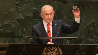 Netanyahu at UN: నెతన్యాహూ చేతిలో ''పేజర్''.. ఏడు వైపుల యుద్ధం చేశామన్న ఇజ్రాయిల్..