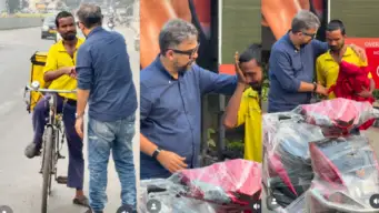 ಸೈಕಲ್ ನಲ್ಲಿ ಓಡಾಡುತ್ತಿದ್ದ ಬ್ಲಿಂಕಿಟ್ ಡೆಲಿವರಿ ಏಜೆಂಟ್ ಗೆ ಅನಂತ್ ಅಂಬಾನಿಯಿಂದ ಸ್ಕೂಟರ್! ಸಪ್ರೈಸ್ ಗಿಫ್ಟ್ ನೋಡಿ ಕಣ್ಣೀರಾದ ಮುಂಬೈ ಯುವಕ