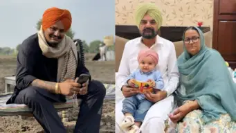 भाई जैसे अंदाज में दिखा 'छोटा सिद्धू', गन जेस्चर विवाद में घिरे सिद्धू मूसेवाला के माता-पिता; दर्ज हुई शिकायत