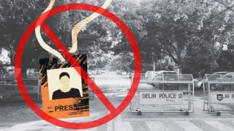 Media restricted, journalists detained despite showing IDs