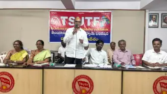 Telangana teachers' unions join protest seeking CEC Gyanesh Kumar's resignation