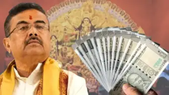 ইডেনে দাঁড়িয়ে শুভেন্দু অধিকারীর চরম বার্তা! পুজো অনুদান না নিলে কি অ্যাকশন নেবে নবান্ন?