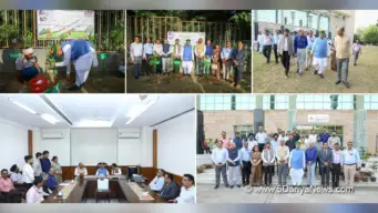 Arjun Ram Meghwal Leads Tree Plantation Drive at IIAC