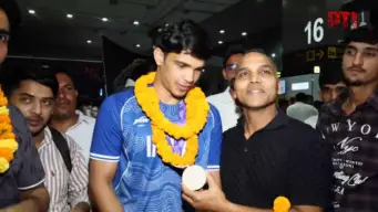 Garlands, ITBP band greet Indian boxers after Asian Games triumph