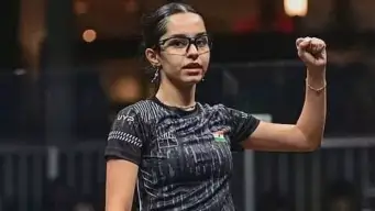 സ്‌ക്വാഷിലെ ഇതിഹാസ താരം നൂര്‍ എല്‍ ഷെര്‍ബിനിയെ തോല്‍പ്പിച്ച്‌ ഇന്ത്യയുടെ യുവതാരം അനാഹത് സിങ്; ചിക്കാഗോ ഓപ്പണിന്റെ പ്രീ ക്വാര്‍ട്ടറിലായിരുന്നു അട്ടിമറി