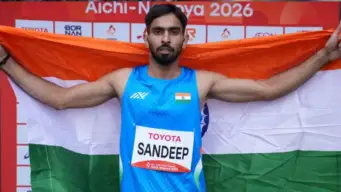 ಪುರುಷರ 400 ಮೀ.ಓಟ, ಜಾವೆಲಿನ್ ಎಸೆತ: ವಿಶ್ವ ದಾಖಲೆಯೊಂದಿಗೆ ಚಿನ್ನ ಗೆದ್ದ ಸಂದೀಪ್, ಹನಿ