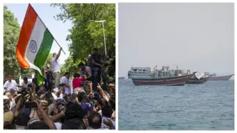 DH Evening Brief | High drama in Delhi as Rahul Gandhi climbs atop barricades; 11 Indian crew injured after ship hit by projectile in Hormuz