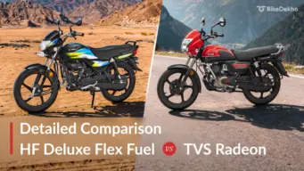 Hero HF Deluxe Flex Fuel vs TVS Radeon: This Is A Simple One!