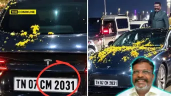 VCK Chief Thirumavalavan Travels In Car With TN07 CM2031 Number Plate Reportedly Registered To Two-Wheeler