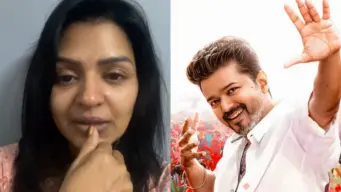 "വിജയ് സാറിനൊപ്പമുള്ള സീനുകളുണ്ടായിരുന്നു, കട്ട് ചെയ്യുമെന്ന് പ്രതീക്ഷിച്ചില്ല"; കരഞ്ഞ് നടി ആനന്ദി, വീഡിയോ വൈറല്‍