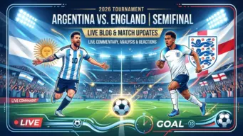 England 0-0 Argentina, FIFA World Cup 2026 semi-final LIVE score: Physical battle in the first 10 minutes
