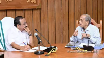'Metro Man' Sreedharan meets CM V. D. Satheesan