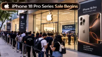 iPhone 18 Pro Sale Day: Apple Stores See Massive Crowds as Buyers Line Up for New iPhones