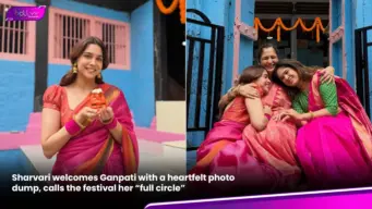 Sharvari welcomes Ganpati with a heartfelt photo dump, calls the festival her "full circle"