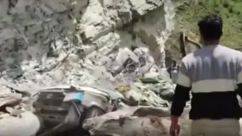हिमाचल के के लाहौल-स्पीति में दर्दनाक हादसा, पहाड़ से गिरे मलबे में समाई टैक्सी; 13 लोगों की मौत​