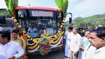 Reliance Foundation Presents 25 Electric Buses to TTD