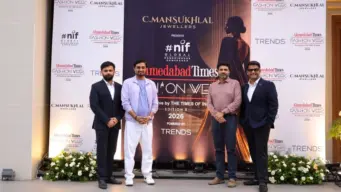 સી મનસુખલાલ જ્વેલર્સ ખાતે અમદાવાદ ટાઈમ્સ ફૅશન વીકના 5મા એડિશનનાં લોગોનું અનાવરણ કરવામાં આવ્યું