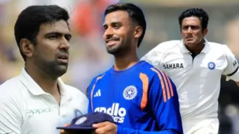 ভারতের জয়ের দিনে ইতিহাসে অমর হলেন মানব সুথার! কুম্বলে, অশ্বিন যা পারেনি, তাই করে দেখালেন তরুণ স্পিনার