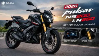 2026 Bajaj Pulsar NS200 and N250 set for major upgrade; new TFT display, WP Apex forks spotted