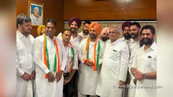 Several AAP leaders from Rampura Phool join Congress