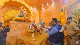 उपमहापौर परशुराम वाडेकर यांच्या प्रमुख गणेश मंडळांना भेटी