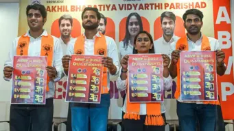 டெல்லி பல்கலைக்கழக மாணவர் தேர்தல்: ஏபிவிபி மீண்டும் அபார வெற்றி! முக்கியப் பொறுப்புகளைக் கைப்பற்றி அசத்தல்!