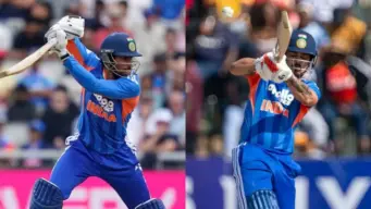 இத்தனை நாளா யாரை திட்டி தீர்த்தமோ அவங்கதான் இன்று இந்திய டீம் ஜெயிக்க காரணம்.! "புயலுக்கு பின் சூறாவளி". வெறித்தனமாக ஆடிய இஷான் கிஷன், திலக் வர்மா. விமர்சனங்களுக்கு  பேட்டால் பதிலடி.!!!